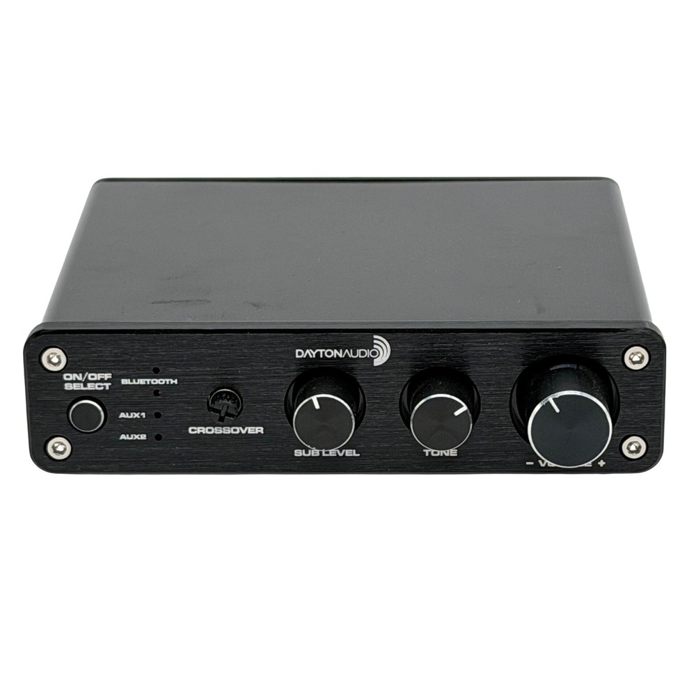 Dayton Audio DTA-2.1BT2 100W Class D 2.1 Amplifier with Bluetooth Black Untested